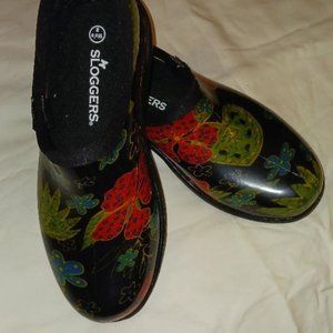 WOMENS SLOGGERS MUD RAIN GARDEN SHOES CLOG MULES--SIZE 8